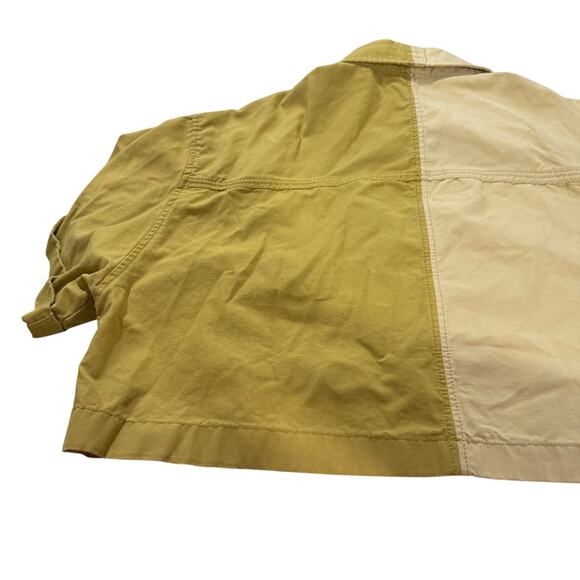 Zara Bloggers Overshirt Medallion Cropped Jacket Embroidered Patches Women XL - Picture 3 of 12